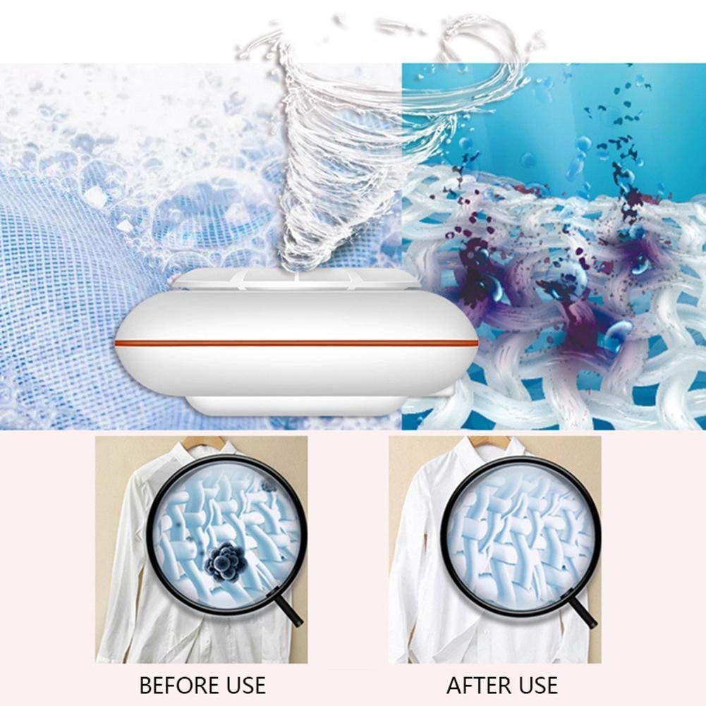 NBZH Mini Lavadora Ultrasónica, Lavadora Turbina Ultrasónica 2 En ...