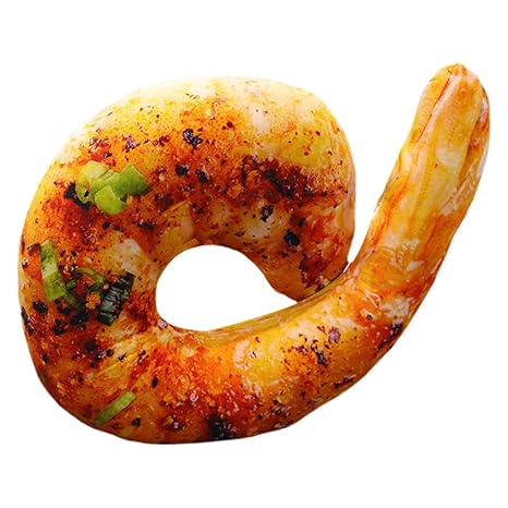 Amazon Com Food Pillows Funny 3d Simulation Shrimp Shape Pillow