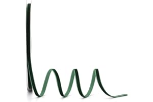 Ewaymado Dark Green Velvet Ribbon 1/4 Inch x 20Yd,Great for Gift Wrapping,Hair Bows,Christmas,Wedding Party Decoration(1/4" Dark Green)