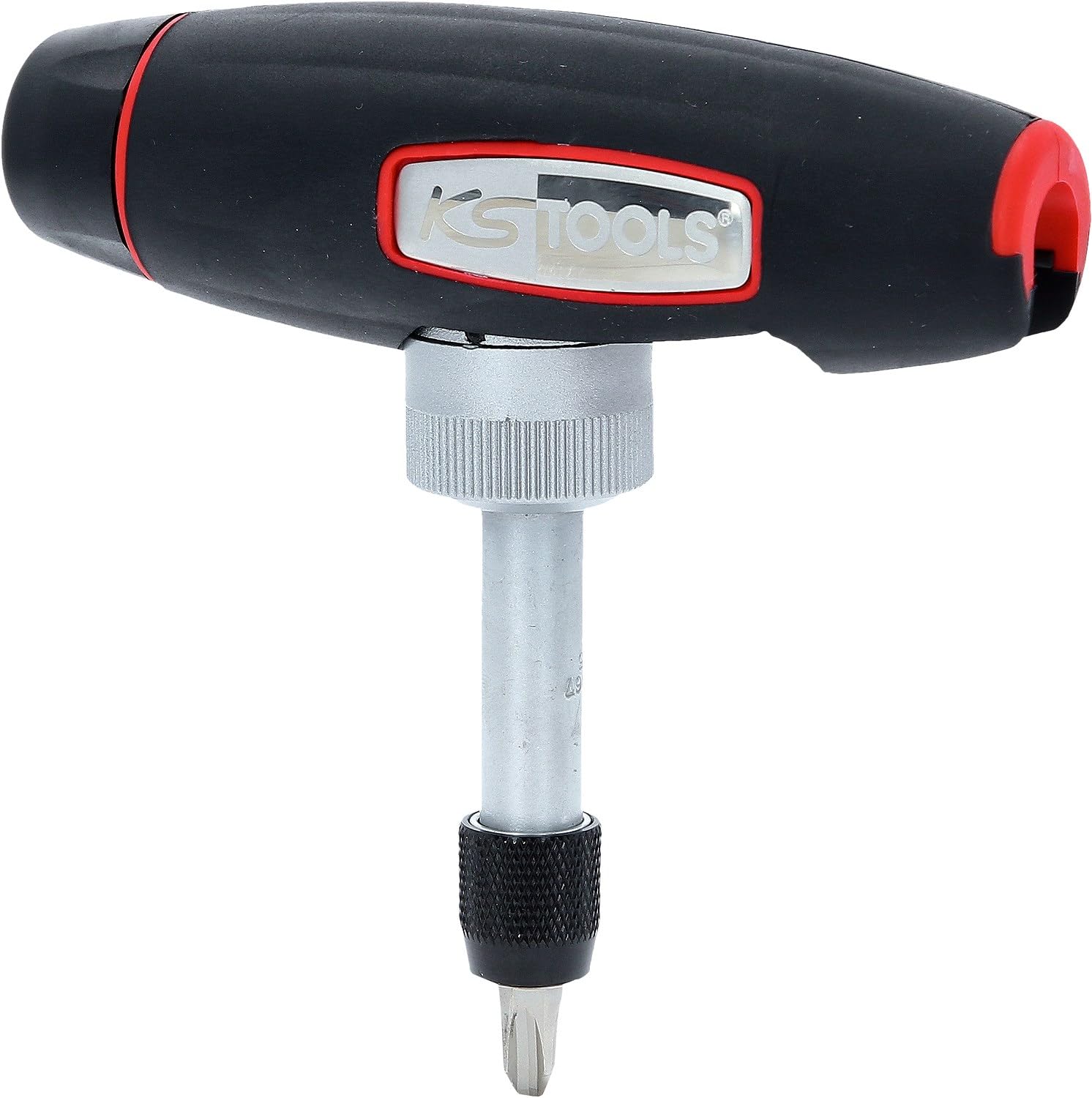 KS Tools 911.2475 1/4-inch T-Handle Ratchet Bit Screwdriver