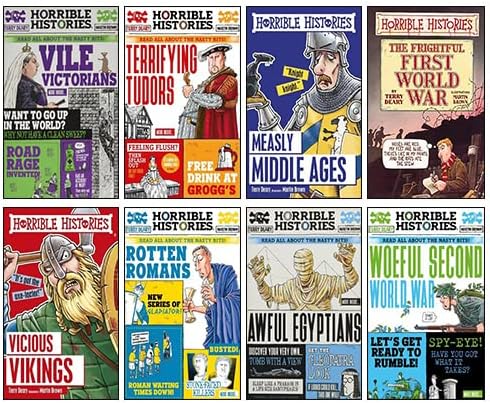 Amazon.com: Horrible Histories 10 Book Box Set [Paperback] [Jan 01