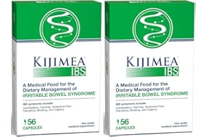 Kijimea™ IBS, Medical Food for The Dietary Management of Irritable Bowel Syndrome 56 Count 2 Pack (112 Capsules)