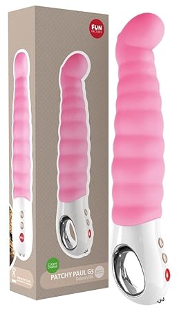 Fun Factory Vibrator G5 Vibe Patchy Paul - großer Stimulator im Reizdesign, Vibrator für Frauen, Silikon, pink