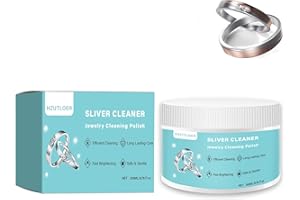 Silver Polish Cleaner,Jewelry Cleaner Tarnish Remover,Safe & Gentle,No Rinse,for Materials of Sterling Silver,Gold,Platinum,6