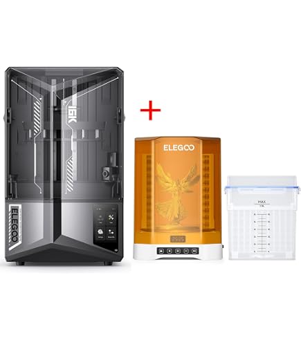 ELEGOO Saturn 4 Ultra 16K Resin 3D Printer and ELEGOO Mercury Plus