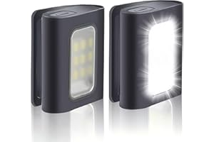 HOKOILN 2 Pack Outdoor Night Running Lights, LED Running Lights for Runners with Rechargeable Battery for Camping, Hiking, Walking, Jogging, Outdoor Adventure