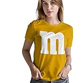 Letter M Halloween Costumes T-Shirt | Funny Cool Graphic tee idea | for Women