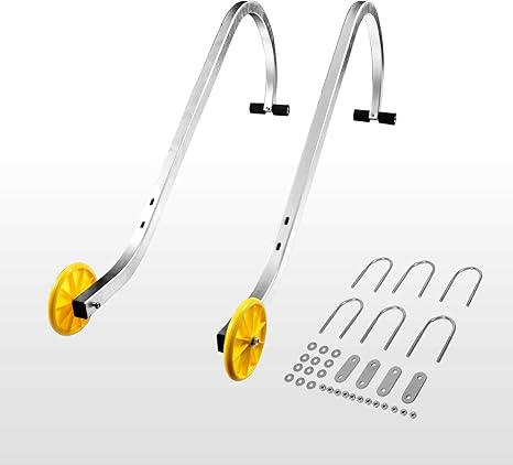 Safekom Universal Dach Leiter Haken Kit Zubehor Aluminium Leiter Konverter Befestigung Rad Amazon De Kuche Haushalt