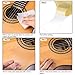 Canomo 2 Pieces Self Adhesive Acoustic Guitar Pickguard, Clear, 2 Shapes