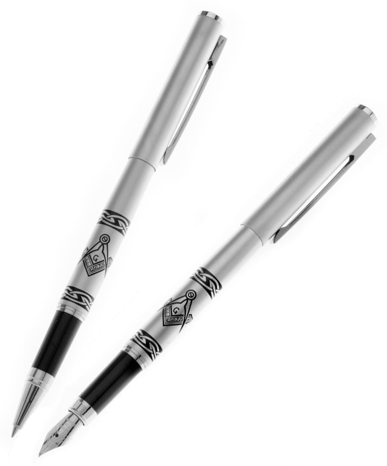 Celtic Lands Masonic Fountain Pen and Fibre Pen Gift Set