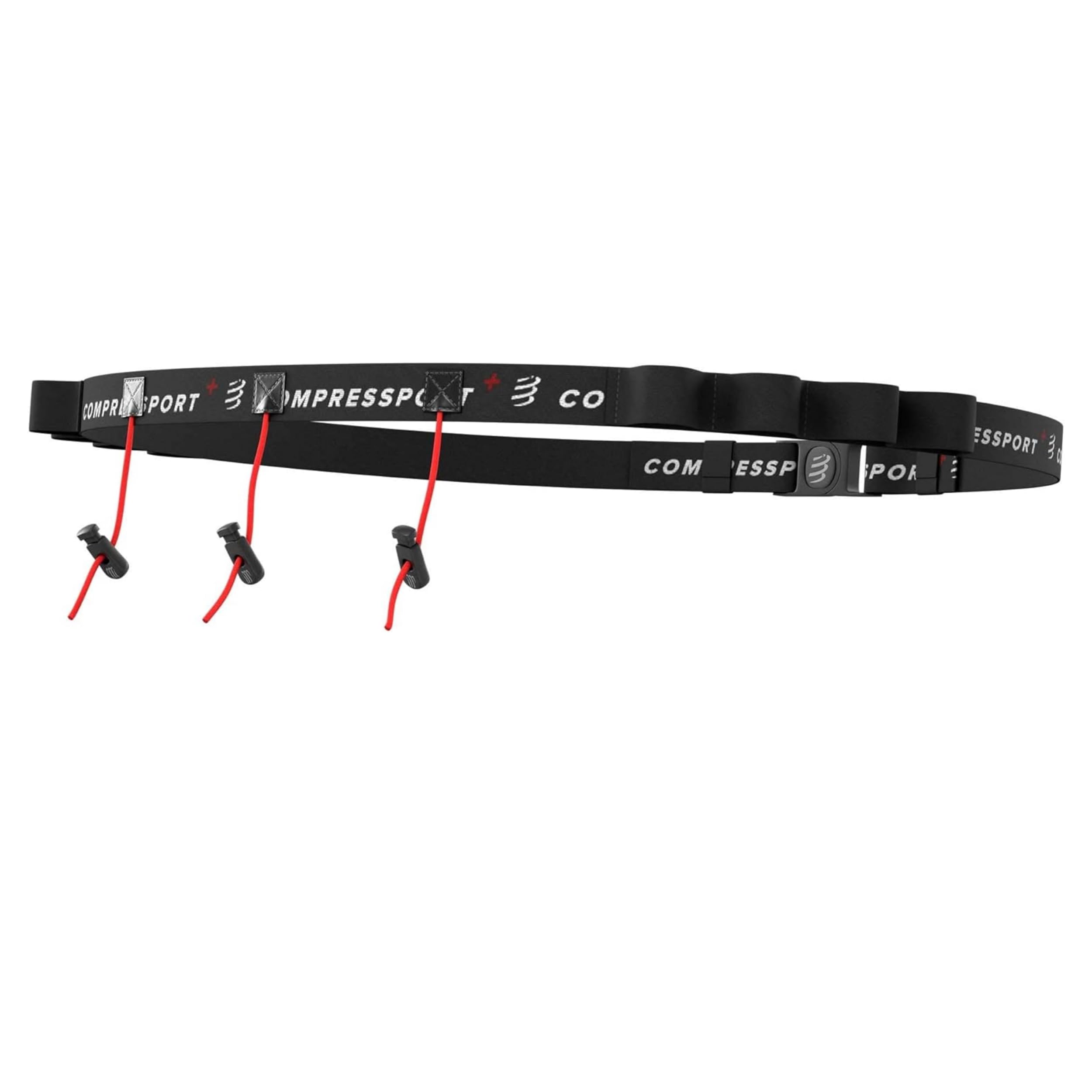 COMPRESSPORT - Race Belt - Bib Belt - Running, Cycling - Fully Adjustable and Functional - Ideal for Carrying Your Gels