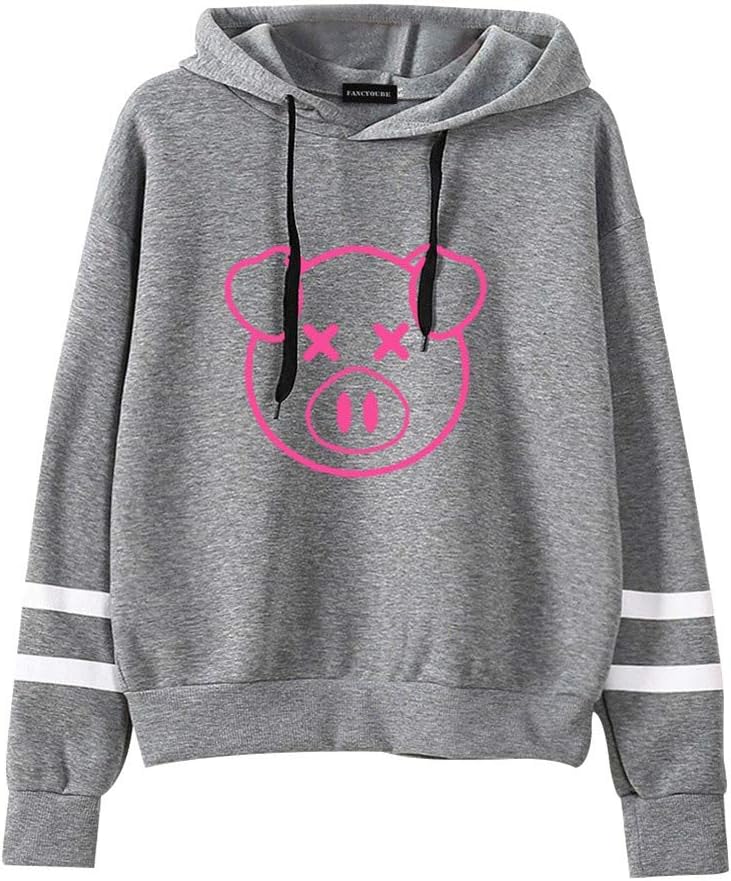 bling bling beauty Women's Funny Shane Dawson Oh My God Pig Hoodie Sweatshirt T-Shirt Pullover Tops