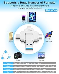 MFi Certified 1TB Photo Stick for iPhone,4 in1 USB