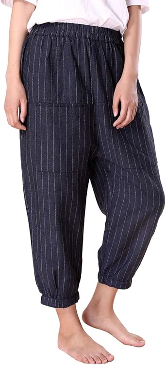 womens casual cotton pants