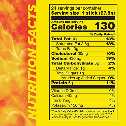 SLIM JIM GIANT SMOKED MEAT STICKS, VLASIC DILL PICKLE FLAVOR, 6G PROTEIN PER STICK, 0.97 OZ. (24 COUNT)