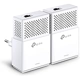 TP Link TL Pa4010&nbsp;Kit Powerline Network Adaptor (500Mbit/s 1&nbsp;Port Energy Saving Plug and Play compatible with Adapters other brands Set of 2) White AV1000