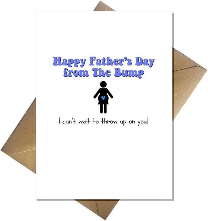 happy fathers day grandad from the bump