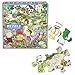 eeBoo: Growing A Garden 64 Piece Puzzle, Perfect Project for Little Hands, Aids in Development of Pattern, Shape, and Color Recognition, Offers Children a Task, for Ages 5 and up