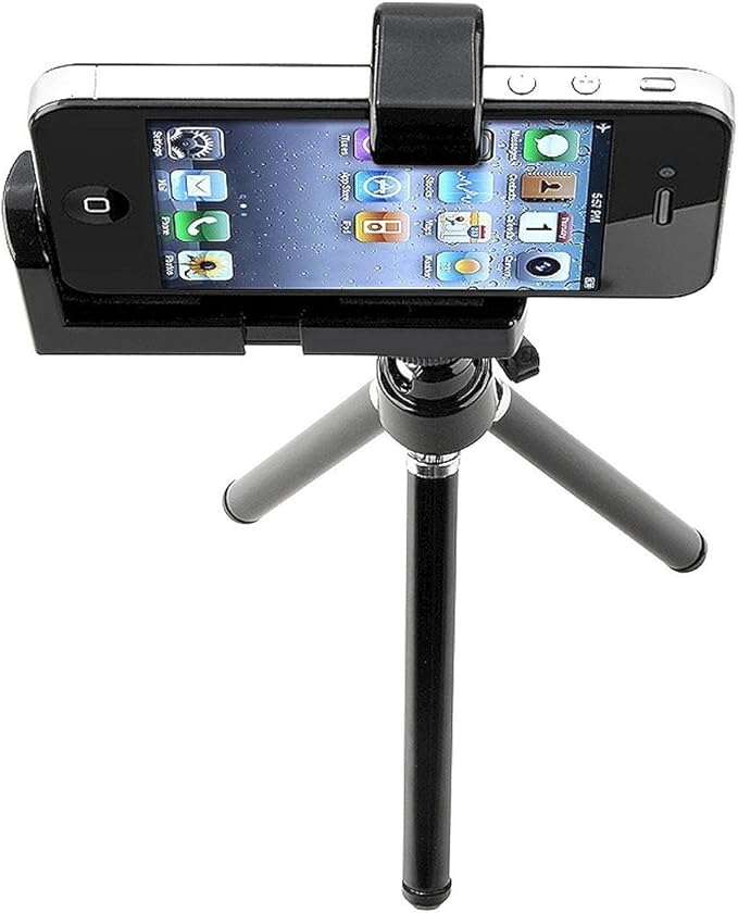 Mini Adjustable Tripod+camera Holder for Iphone and Other Cellphone