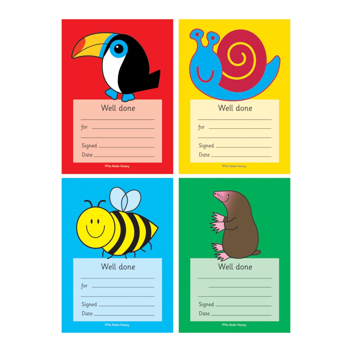 The Sticker Factory A6 Teacher Praise Pads:2 pads with 64 notes per pad.