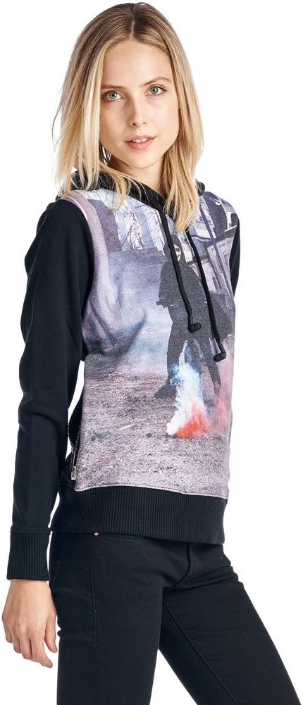 HB Super Girl's Pullover Hoodie Buddie Built-In Headphones City Skater
