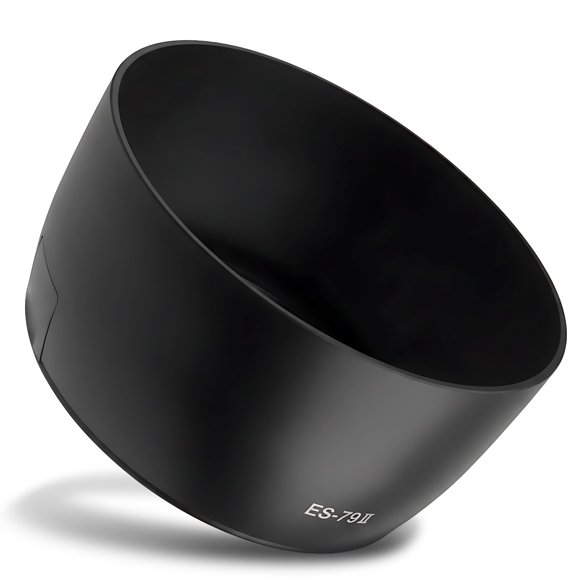 CELLONIC ES-79 II Lens Hood Compatible for Canon EF 80-200mm f/2.8L, EF 85mm f/1.2L II USM, EF 85mm f/1.2L USM Plastic Bayonet Cylindrical/Round Sun Shade Protector Cover