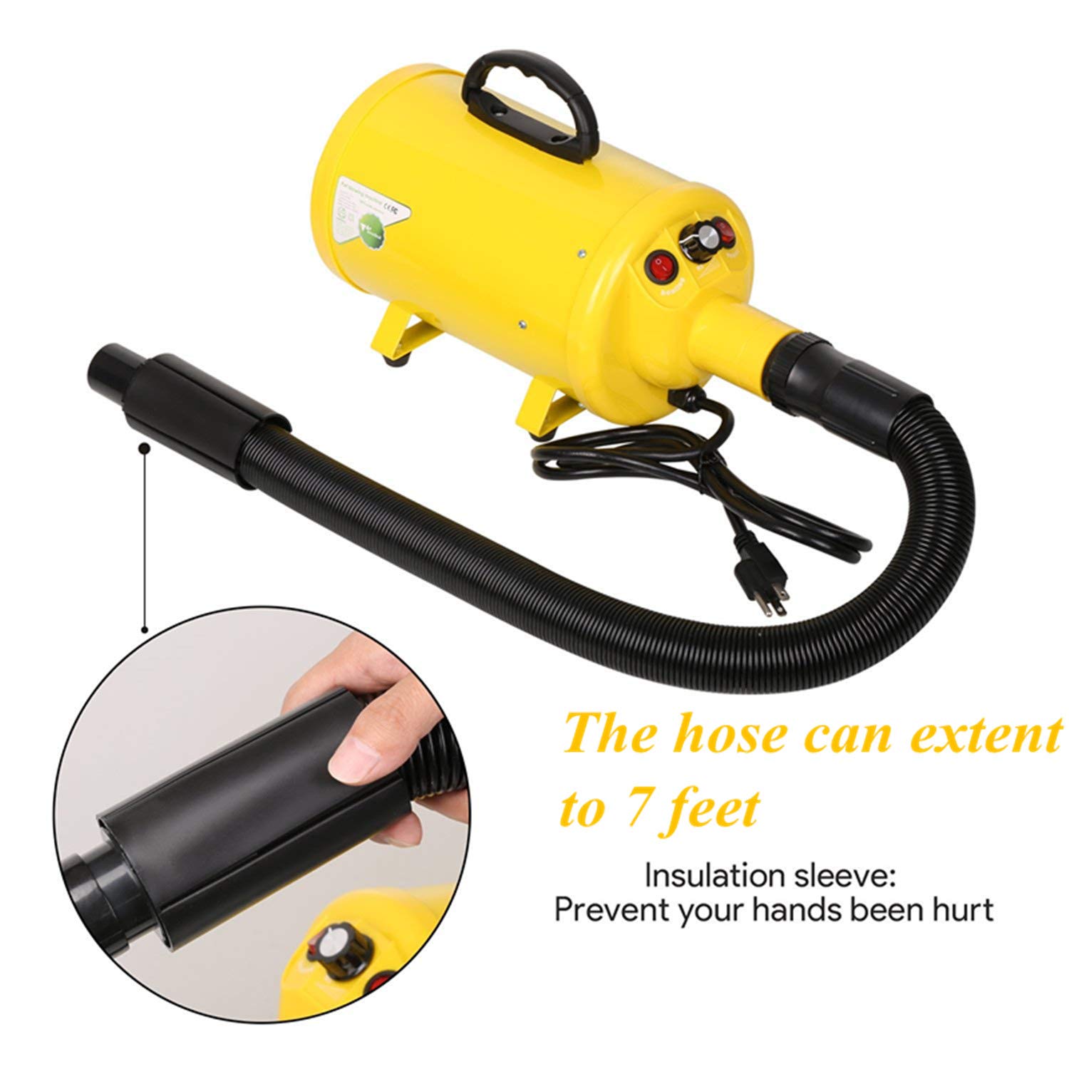 amzdeal Dog Dryer 3.8HP 2800W Pet Blow Dryer Professional Dog Grooming Blower eBay