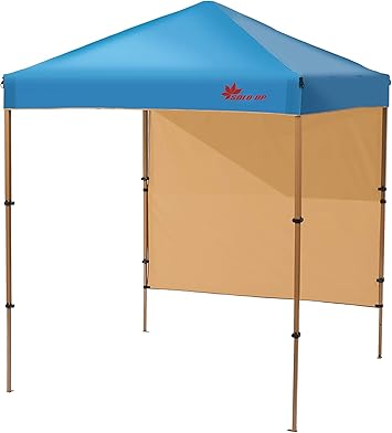 Amazon Solo Up ワンアクション タープ 2 2m ワンタッチ タープテント キャンプ テント アウトドア サンシェード 横幕付き コンパクト 2 M 1097 Solo Up タープ