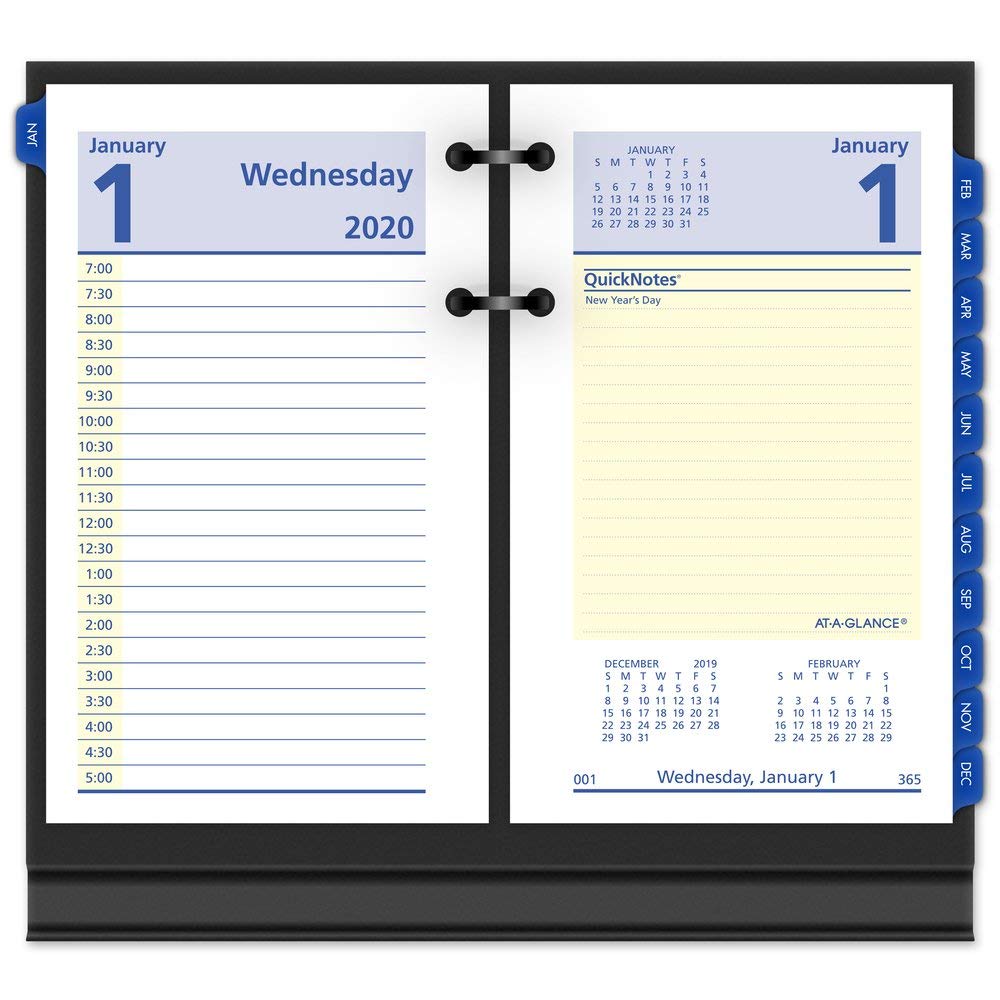Best at a glance desk calendar 2019-2020