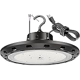 BFT lite UFO LED High Bay Light 240W 5000K 0-10V Dimmable 36000LM High Bay LED Shop Lights with US Plug IP65 ETL Listed 1000W