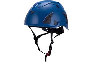 Land Helmets AeroPro Safety Helmet - ANSI/ISEA Z89.1 + EN 12492 & EN397 Type 1 Class C Vented - OSHA Approved - Lightweight, Comfortable Helmet for Arborists, Contractors, & Rescue Teams