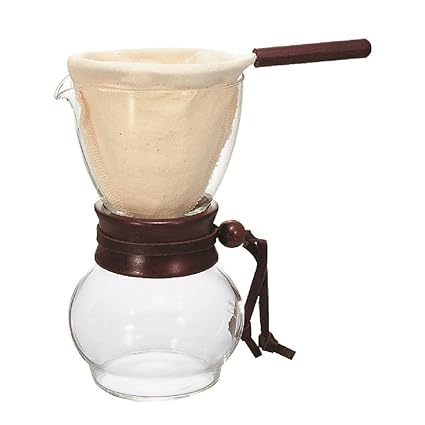 Hario Woodneck Drip Pot, 240ml, Dark Wood