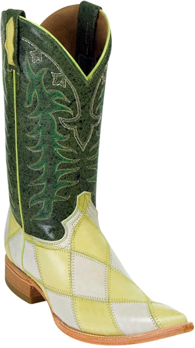 botas vaqueras de piel de avestruz