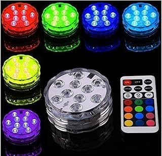 StillCool Unterwasser Licht Unterwasserbeleuchtung Multicolor RGB Controller Leuchte Deko Licht für Garten, Aquarium, Vase, Badewanne, Pool oder Spa