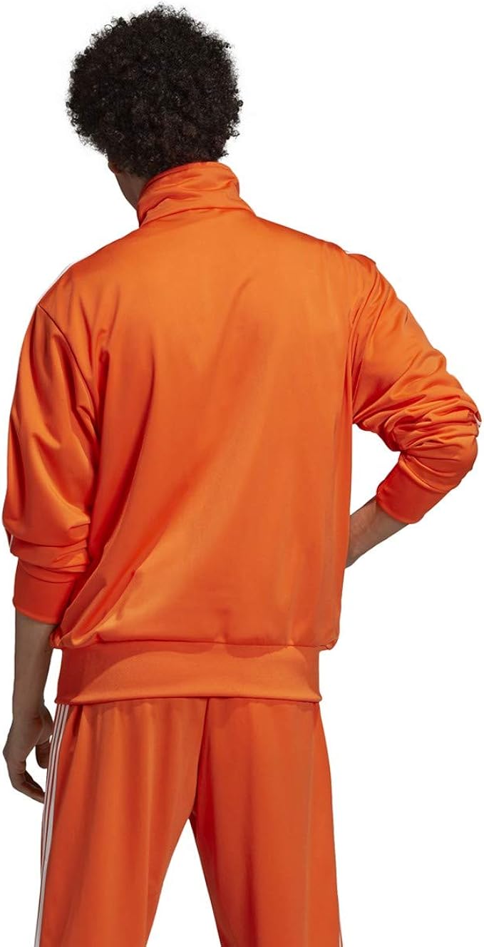 orange adidas firebird track jacket