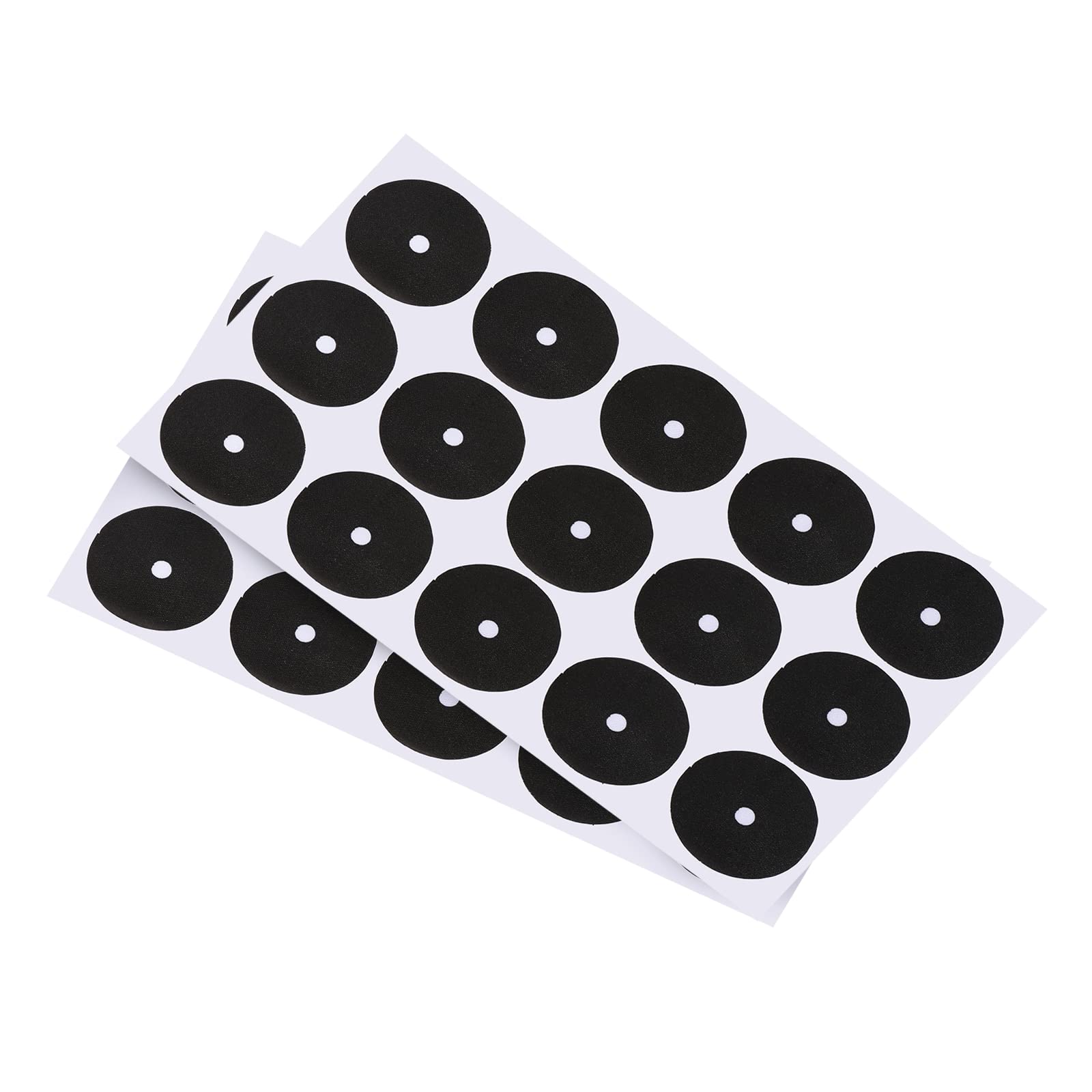 PATIKIL Pool Table Marker Dots, 2 Sheet/30Pcs Billiard Point Stickers Ball Position Locator for Billiards Practice, Black
