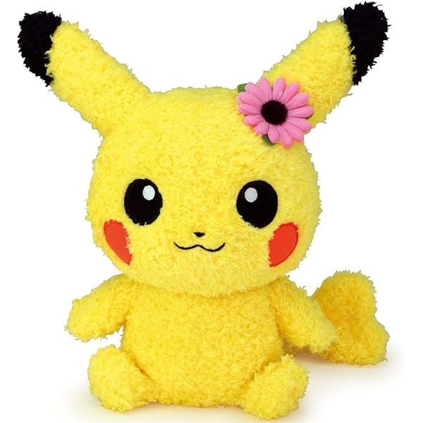 pikachu flower plush
