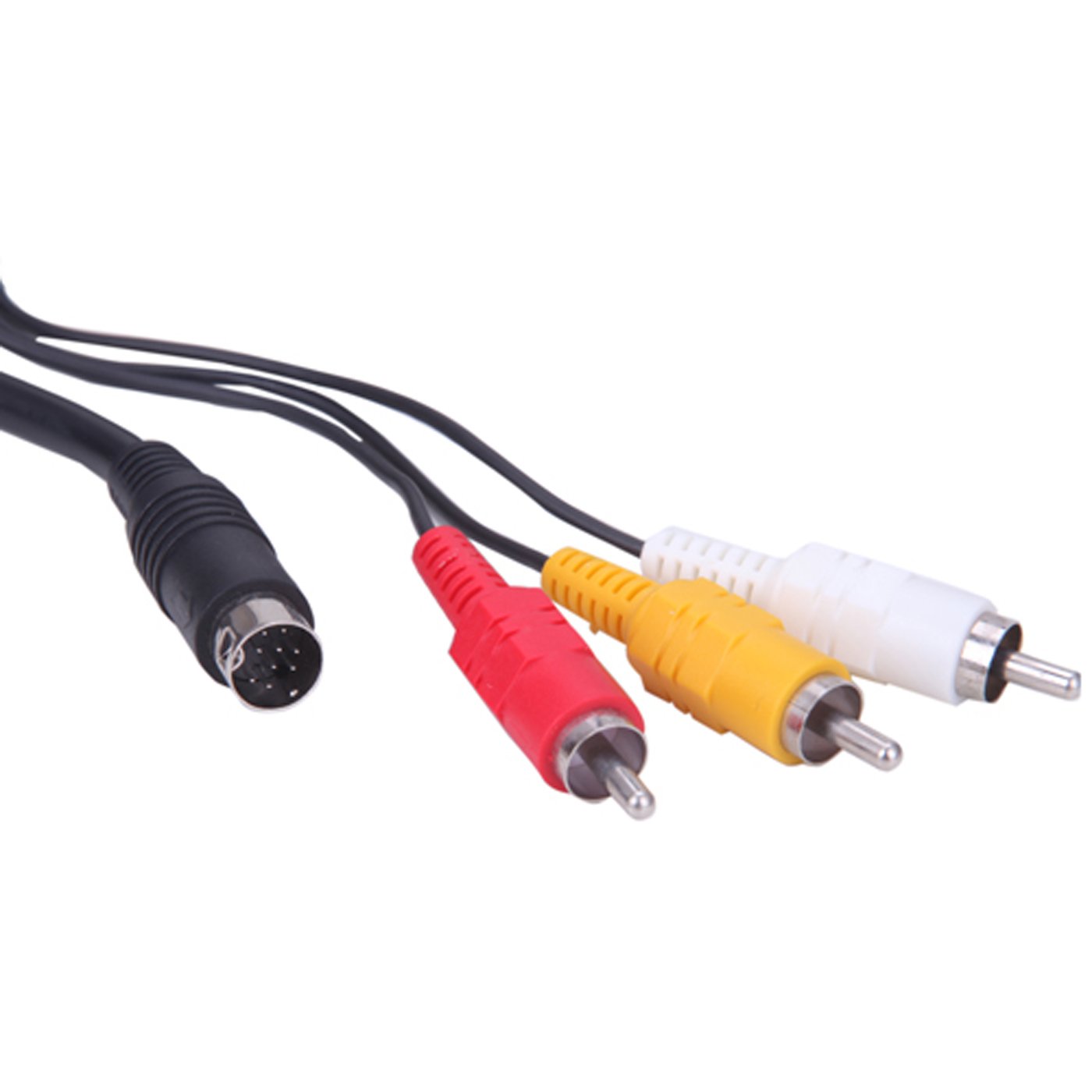 HDE AV Cable for Sega Genesis 2 and 3 Consoles RCA Composite Audio Video Cable Connection MK-1461 and MK-1631 Systems (6 ft): Video Games