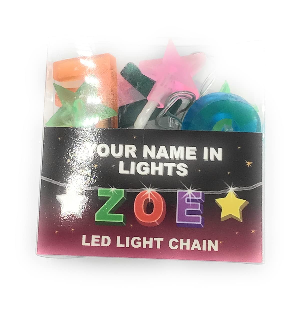 garden gate Royal County Your Name in Lights Zoe LED Chain Lights Nil
