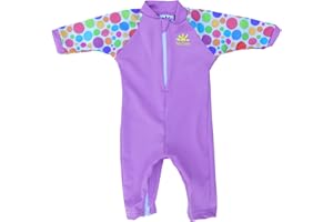 Nozone Fiji Sun Protective Baby Swimsuit, Double Zipper, UPF 50+