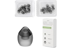 ZAREPSILONYX Phonak Hearing Aid Domes,20 pcs Phonak Vented 4.0 Hearing Aid Domes Hearing Aids Domes for Phonak Audeo Marvel Paradise Lumity Accessory Small Size (0.29inch=7.5mm) (Vented 4.0 Dome Small)