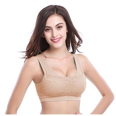 Befamous Women Padded Sports Bras Push up Seamless Fitness Workout Genie Bra