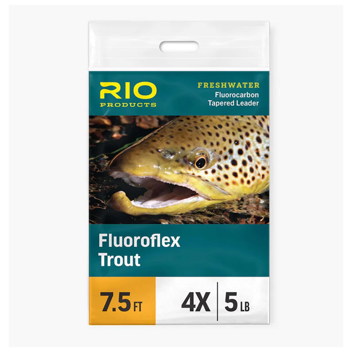 RIO Products Fluoroflex Trout Leader, 9ft 0X - 3 Pack