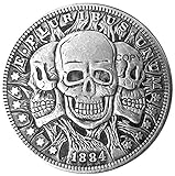 Thompson Emporium Three Faces of Death Novelty Heads Tails Good Luck Token Challenge Coin