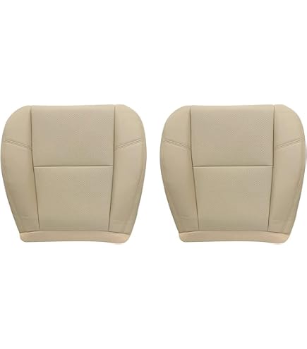 Genuine OEM Style Ebony Leather Driver Seat Bottom Cover For 2007-2011 Cadillac Escalade ESV & EXT – Heated & Cooled Seat Compatible