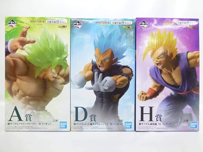 Amazon Co Jp 一番くじ ドラゴンボール サイヤ人超決戦 A賞 D賞 H賞 超サイヤ人ブロリーフルパワー他 Hobby