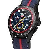 TAG Heuer Connected Calibre E4, Oracle Red Bull Racing Edition, 45MM Smartwatch, Black, Wear OS by Google, Titanium Case, AMOLED Display 1.39", 50m Water Resistant