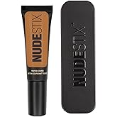 Nudestix Tinted Cover Liquid Foundation – Lightweight, Buildable Coverage for a Natural Radiant Finish | Hydrating Formula with 18 Botanical Extracts | Clean, Vegan Makeup