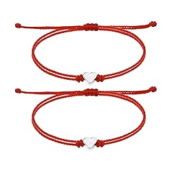 SmileBelle Red String Bracelet, Red Bracelet for