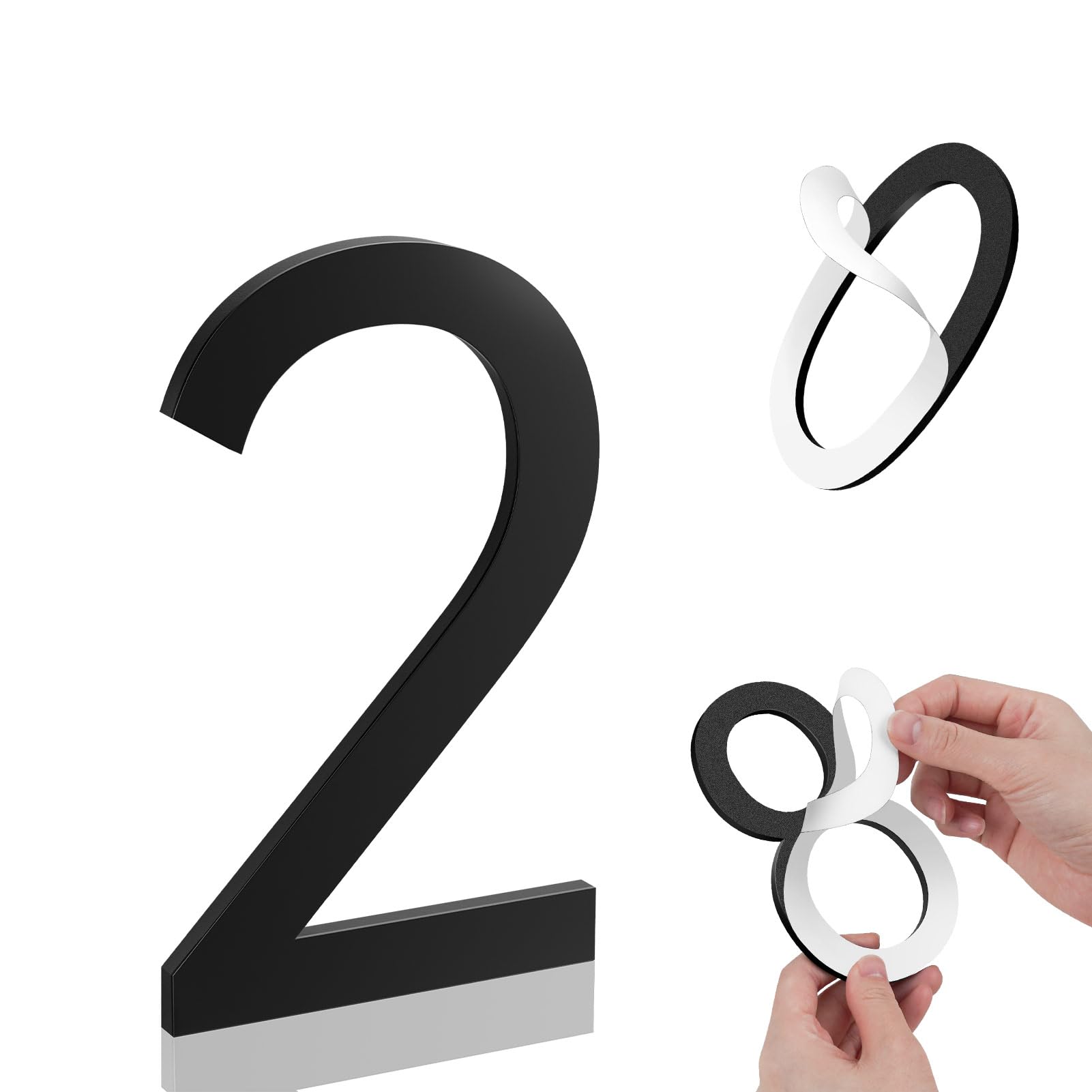 4 Inch House Numbers, Self-adhesive House Number